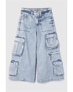 Мешковатые джинсы средней посадки, синий Gap