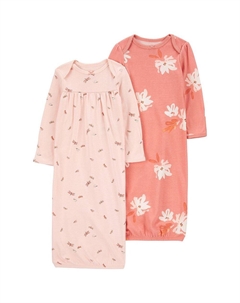 Комплект спальных платьев Carter для маленьких девочек (2 комплекта), 1p601310 Carter`s