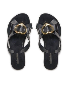 Шлепки, черный Melissa