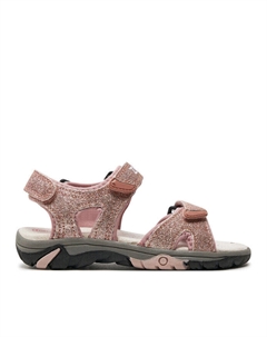 Сандалии, розовый Zigzag