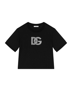 Футболка с логотипом, черный Dolce&gabbana