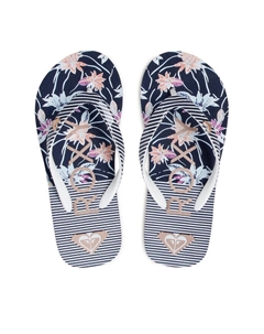 Шлепки, синий Roxy