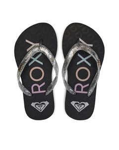 Шлепки, серебряный Roxy