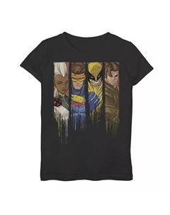 Футболка с графическим рисунком и групповым портретом для девочек 7–16 лет X-Men Marvel