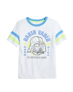 Футболка Star Wars Galactic Empire для мальчиков 4–12 лет с графическим рисунком футбола, синий Jumping beans