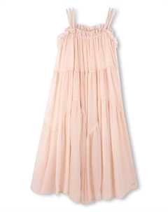 Шелковое платье, розовый Chloé kids