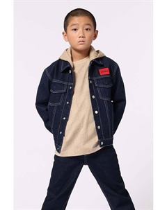 Джинсовая куртка для мальчика, синий Hugo