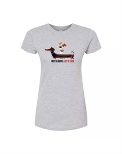 Футболка с графическим изображением Juniors' Secret Life of Pets First Array, серый Licensed character