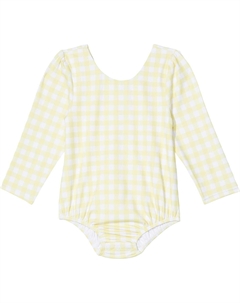 Купальник Gingham Boy Rashguard Swim, желтый Janie and jack