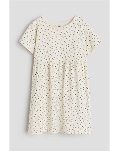 Платье из хлопкового джерси, белый H&m