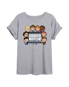 Детская струящаяся футболка The Office Dunder Mifflin, серый Licensed character