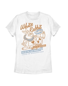 Детская футболка Disney «Алиса в стране чудес» с изображением белого кролика Licensed character