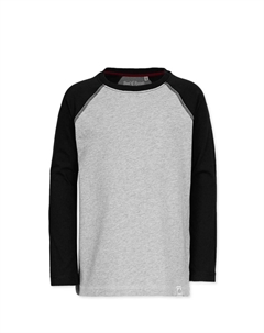 Лонгслив Raglan, черный Band of rascals