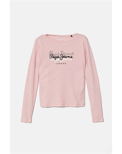 Лонгслив Pepe Longsleeve для мальчиков из хлопка TIANNE, розовый Pepe jeans