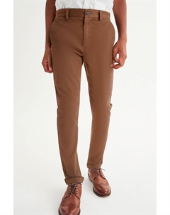 Стретч-чиносы, коричневый Next