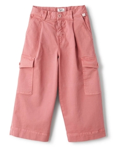 Широкие брюки карго, розовый Il gufo