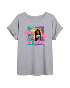 Футболка большого размера Junior's Barbie Together, серый Licensed character