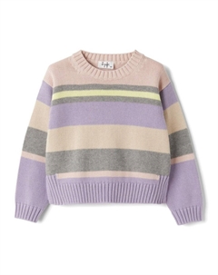 Джемпер в полоску, розовый Il gufo