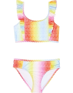 Купальник Kids Ombre Print Bikini Two-Piece, белый Tommy hilfiger
