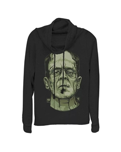 Худи Universal Monsters Frankenstein Face, черный Licensed character