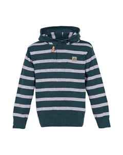 Пуловер Strick Kapuzen Bars, бензиновый Band of rascals