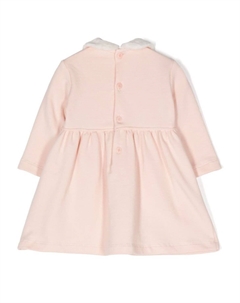 Платье с вышитым логотипом, розовый Il gufo