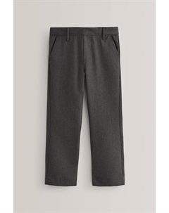 Элегантные школьные брюки с прямыми штанинами, серый Next