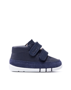 Ботинки комбинированные на липучке, синий Superfit