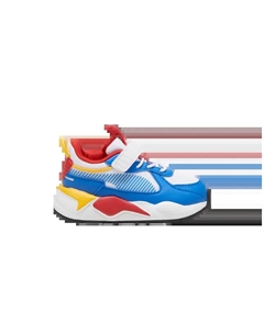 Кроссовки RS-X Toddler, цвет White Hyperlink Blue Red Puma