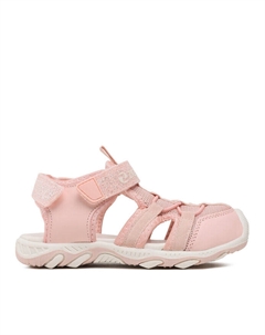 Сандалии, розовый Zigzag