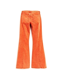 Оранжевые брюки с высокой посадкой для девочек, оранжевый Tractr