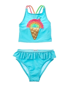 Комплект для плавания с аппликацией в виде мороженого, синий Flapdoodles