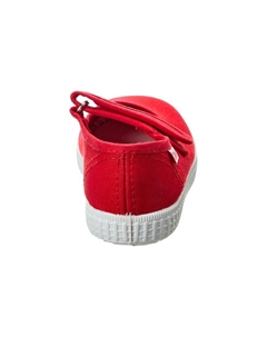 Кроссовки из парусины, красный Cienta