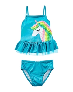 Купальник Rainbow Unicorn из 2 предметов, синий Flapdoodles
