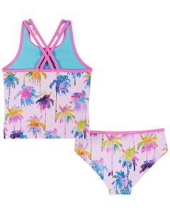 Двусторонний купальник-танкини, розовый Andy & evan