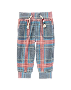 Брюки-джоггеры в клетку Holiday, красный Sol angeles