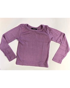 Сиреневый детский топ с длинными рукавами, сирень Flowers by zoe