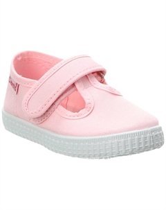 Кроссовки из парусины, розовый Cienta