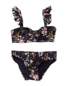 Комплект бикини Flutter из 2 предметов, черный Pilyq