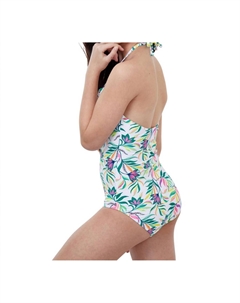 Детский цельный купальник цвета Gtk Palms с высоким воротом Gottex