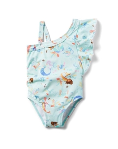 Джени и Джек Дисней: Купальник из переработанного материала «Русалочка», мультиколор Janie and jack