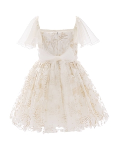 Кремовое платье Jolene с аппликацией в горошек, слоновая кость Mimi tutu