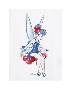 Белая футболка Тинкер Белл, белый Monnalisa