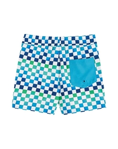 Короткие шорты на эластичной подкладке, синий Andy & evan