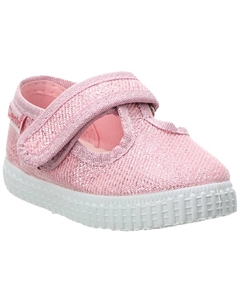 Кроссовки из парусины, розовый Cienta