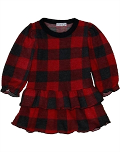 Красное платье в клетку Buffalo, красный Cozii