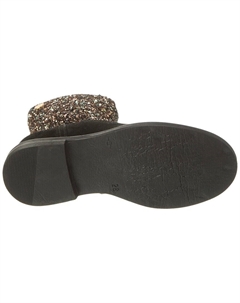 Ботинки Antipode из замши и блесток, черный Naturino