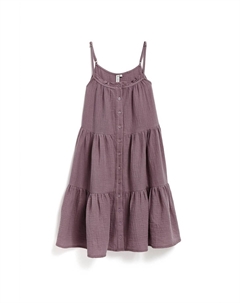 Детское многоярусное платье фиолетового цвета, фиолетовый Tractr