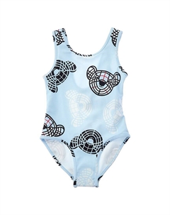 Слитный купальник Tirza Bears, синий Burberry