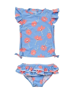 Купальный комплект с оборками Beach Bloom, синий Snapper rock